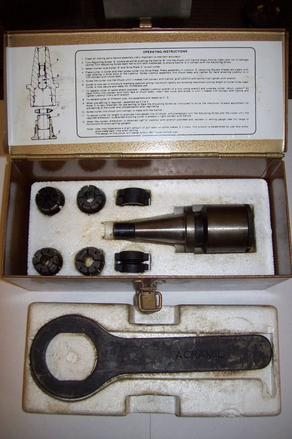 30Int. Erickson Acramil Precision collet chuck