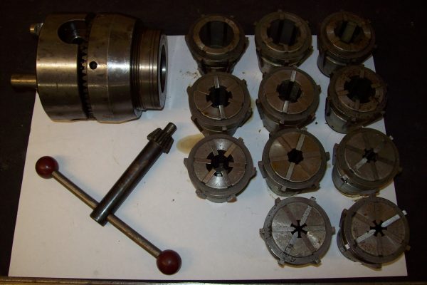 D1-4 Burnerd Multisize collet chuck & set of collets.