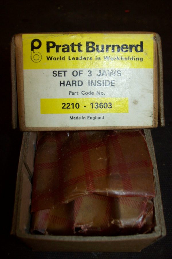 Pratt Burnerd 2210-13603 NEW hard inside chuck jaws