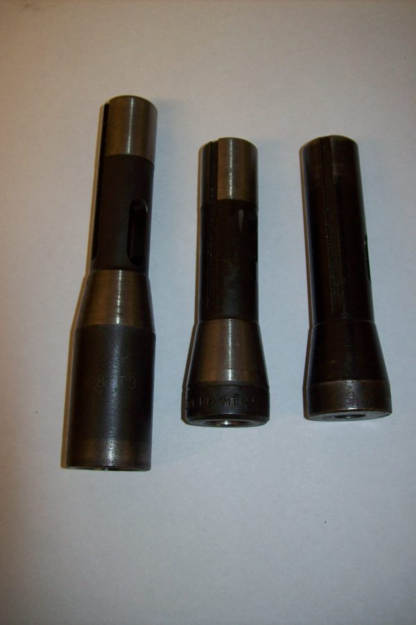 Set of 3 R8 to MT adapter sleeves.