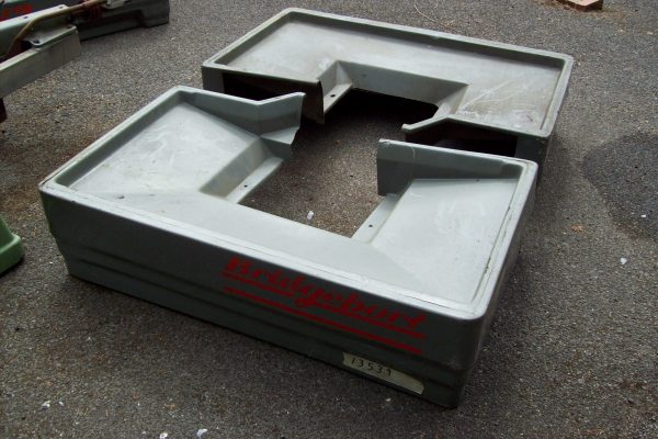 Bridgeport drip tray, deep stand on type.