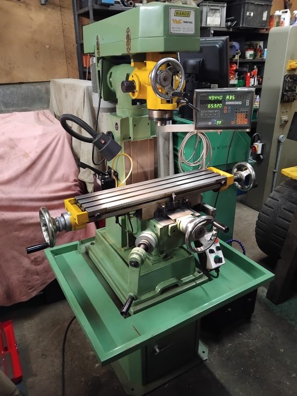Warco VMC with Newton Tesla Vari speed 240V