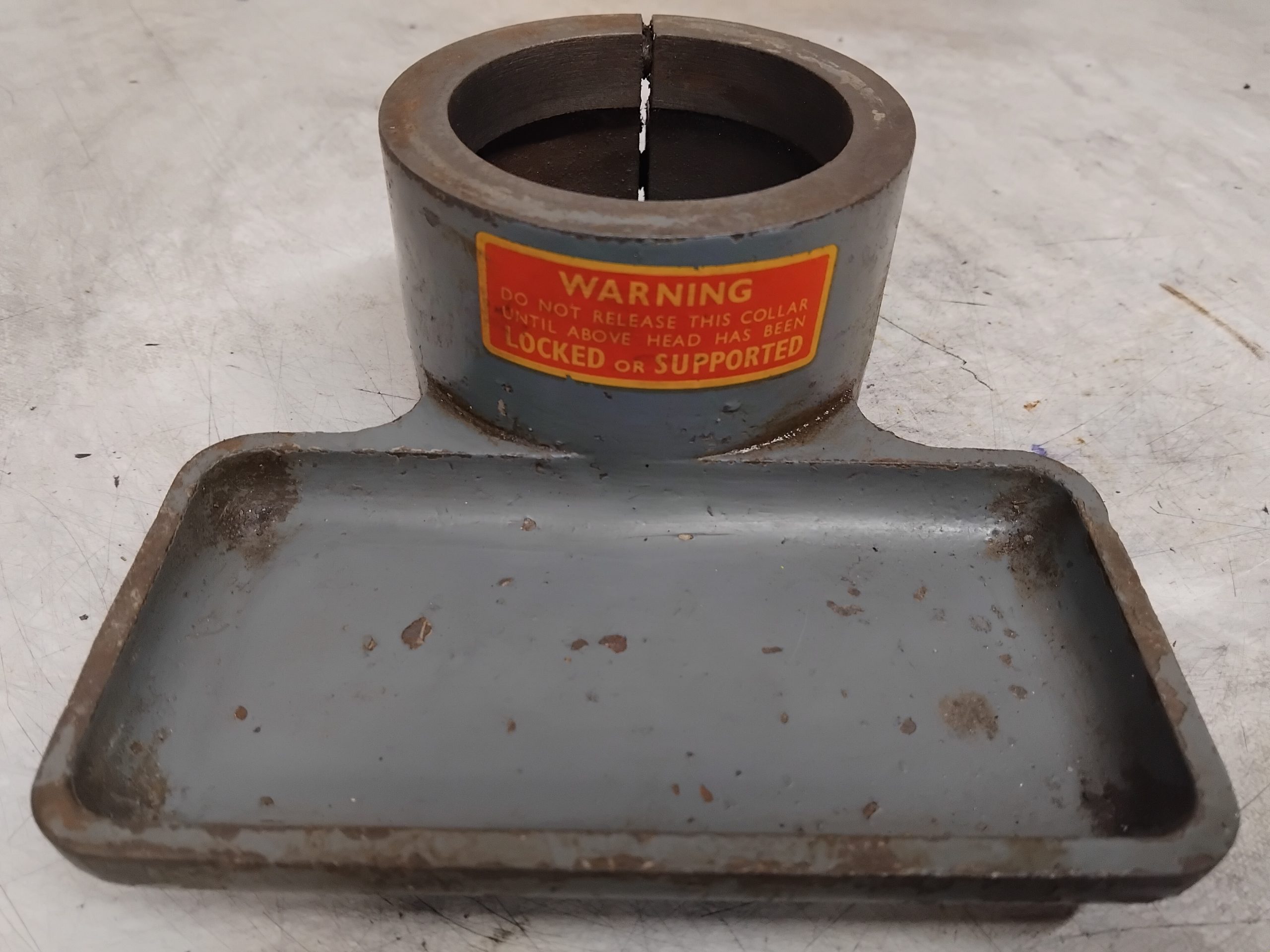 Meddings drill press head support and key tray collar - Image 2