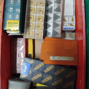 New (old stock) packs of Tungsten Carbide Indexable Inserts