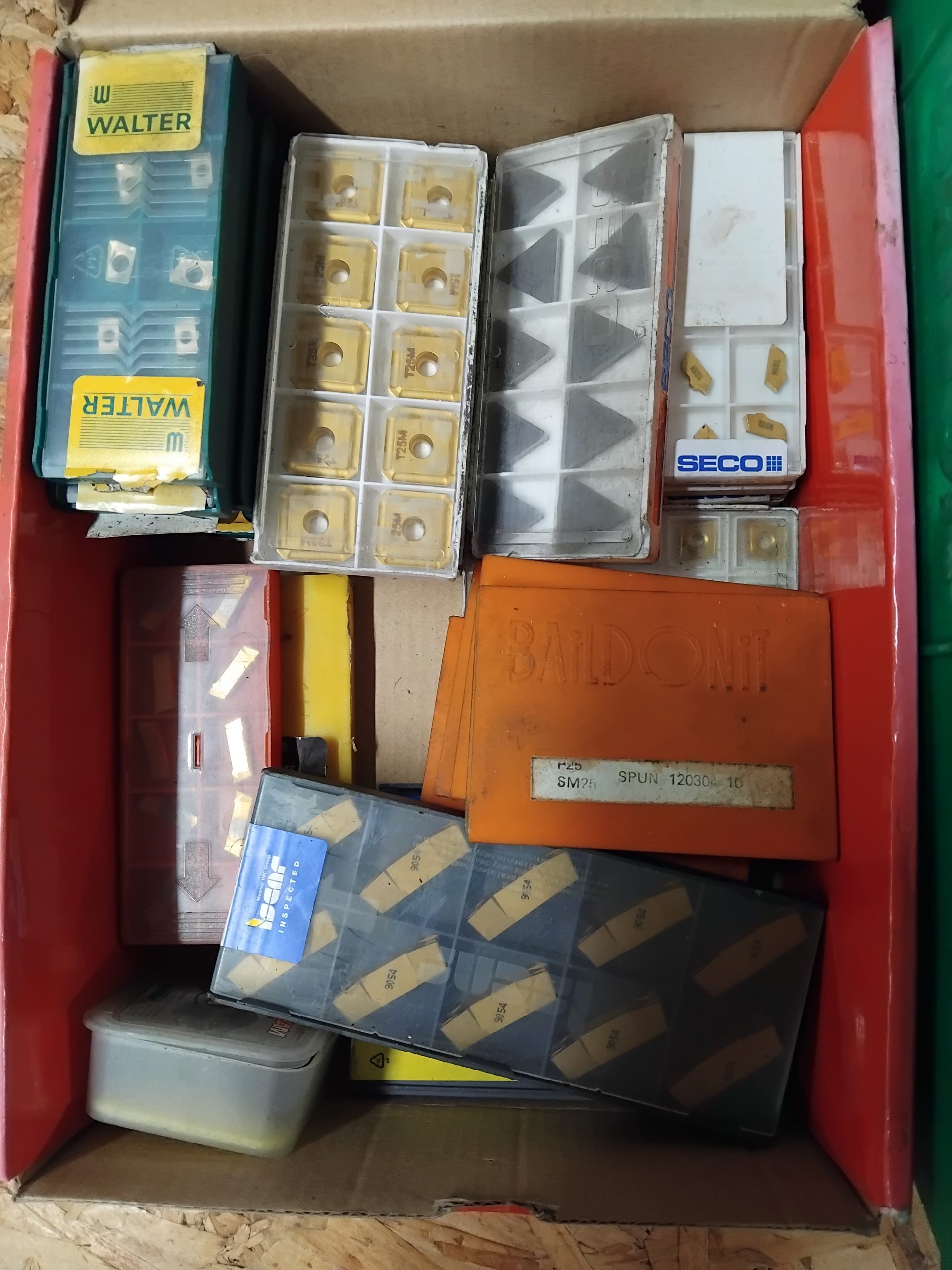 New (old stock) packs of Tungsten Carbide Indexable Inserts