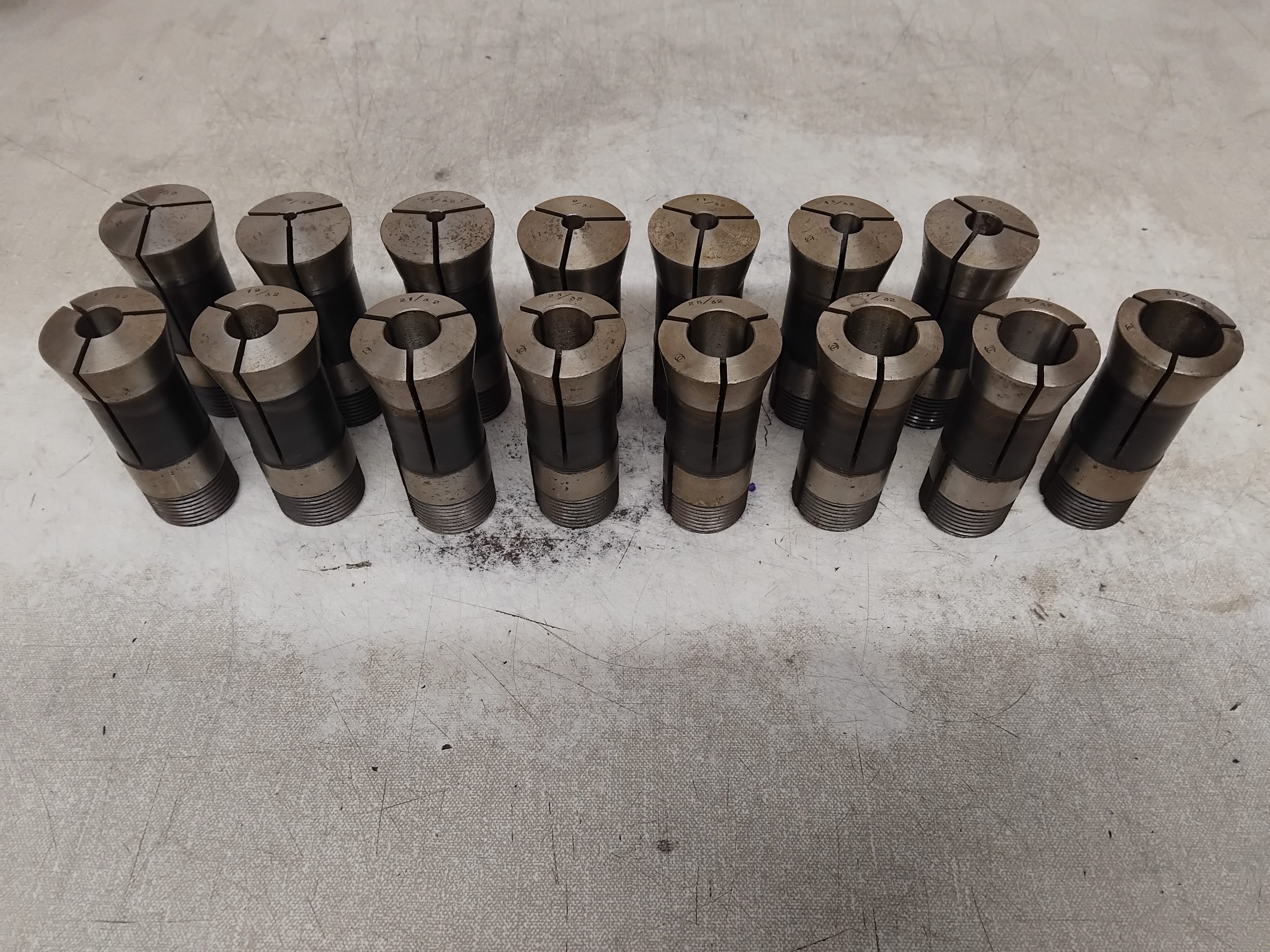 Set of 32nd Crawford Trugrip 5C collets - Image 2