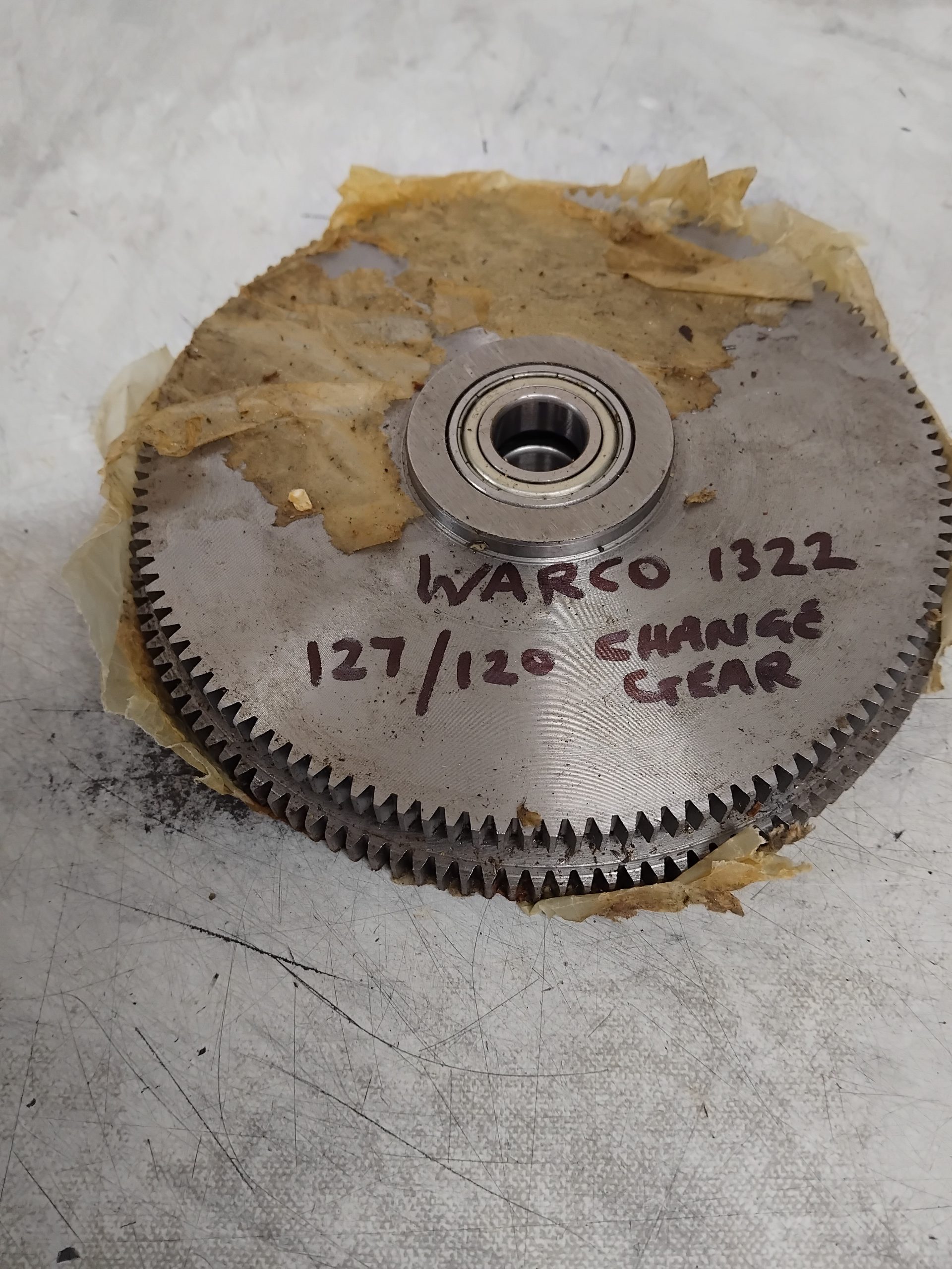 Warco GH1322 Imperial/metric 127/120 change gear