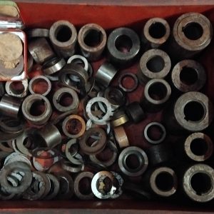 1 inch horizontal arbour spacers selection.