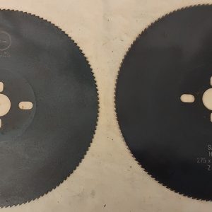 275mm Metal cutting chop saw blades, x 2 Unused
