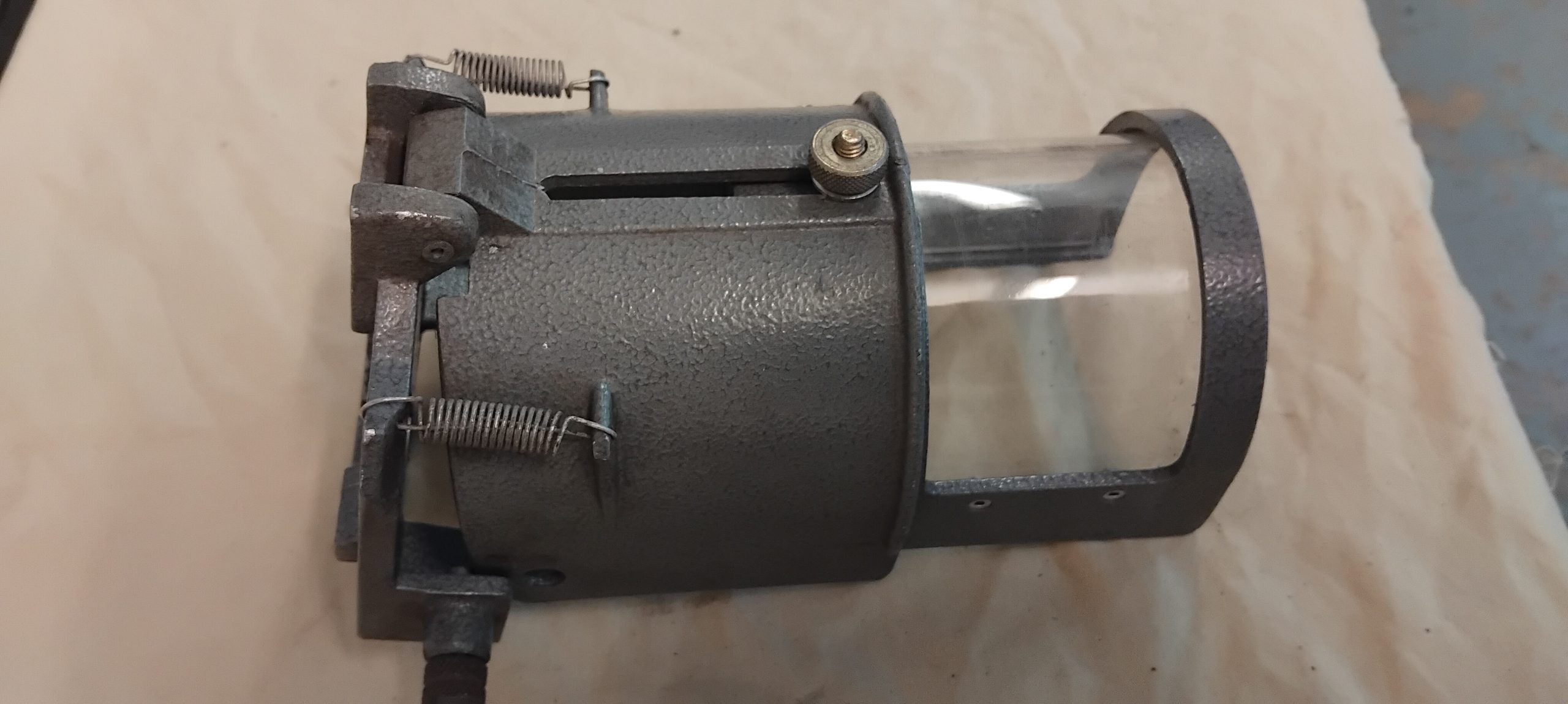 Metal Cleervue Drill press chuck guard with 65 or 92mm clamping collar mount - Image 5