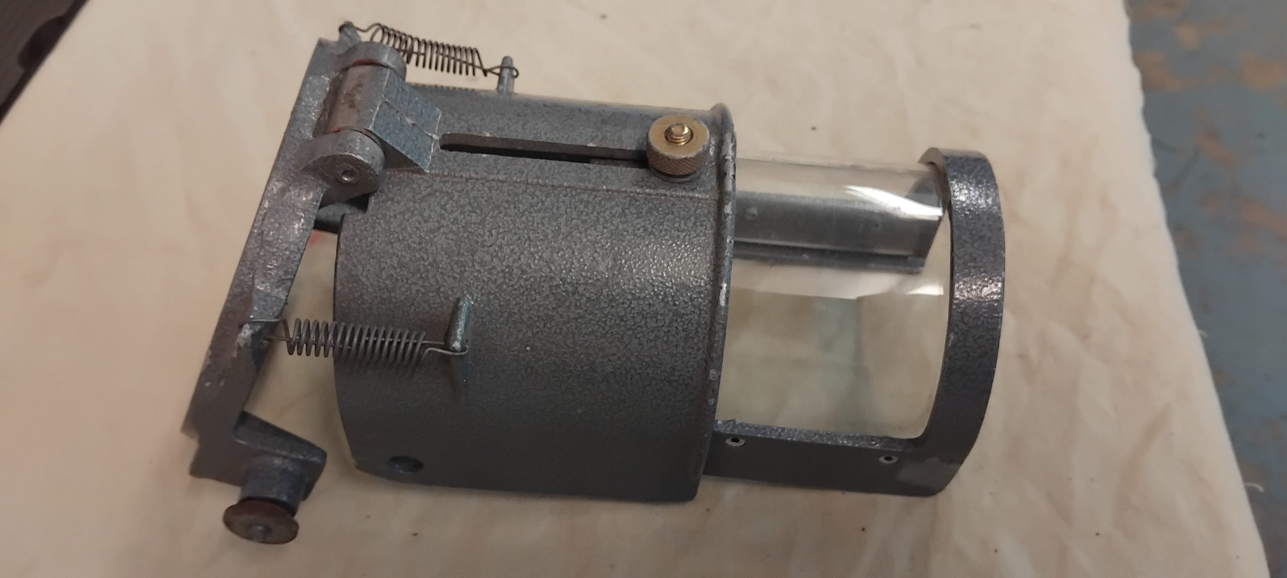 Metal Cleervue Drill press chuck guard with 65 or 92mm clamping collar mount - Image 4