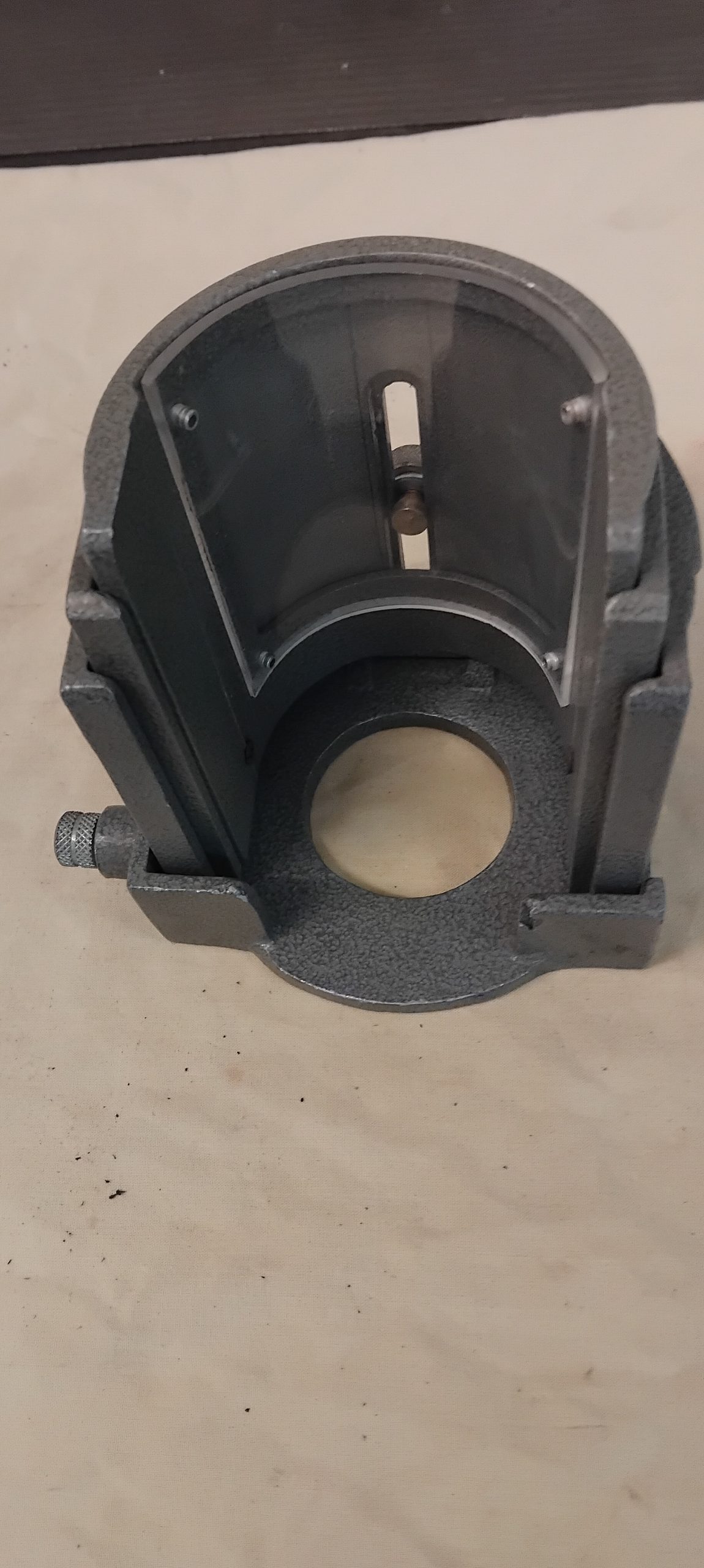 Metal Cleervue drill press chuck guard, flange mount - Image 3