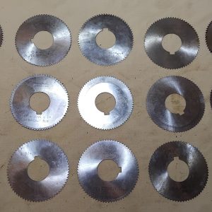 Selection of 15 off 1" bore fine slitting saws