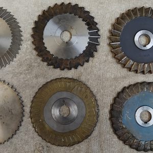 New 6" diameter, 1" bore Horizontal milling cutters x 6